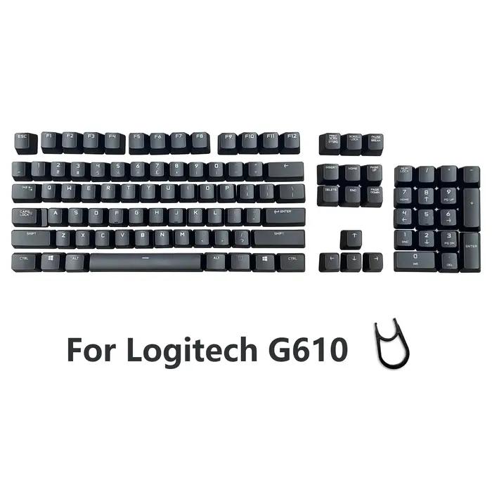 Capuchons de touches CTRL ALT TAB SPACE SHIFT pour clavier mécanique logitech G610, avec extracteur 