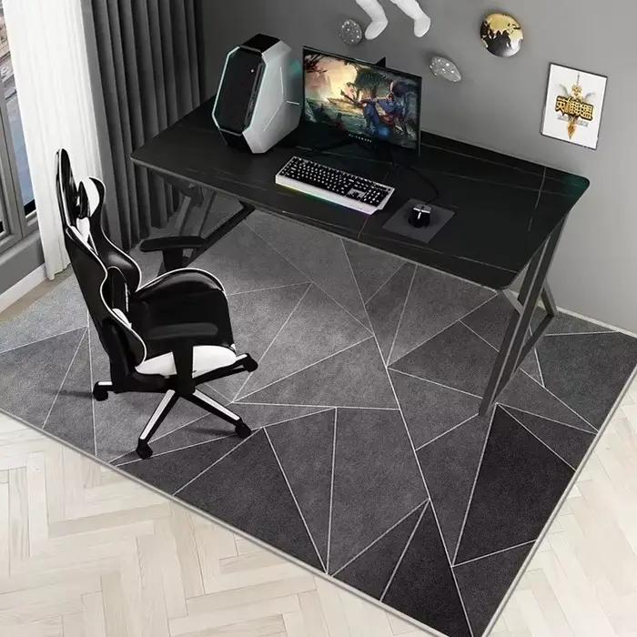 VIKAMA – tapis en velours cristal le plus vendu, tapis de Protection pour chaise d'ordinateur d'étud