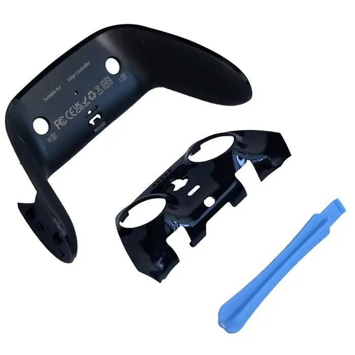 Coque décorative supérieure et inférieure de remplacement pour manette sans fil PS5 Edge, clip avant