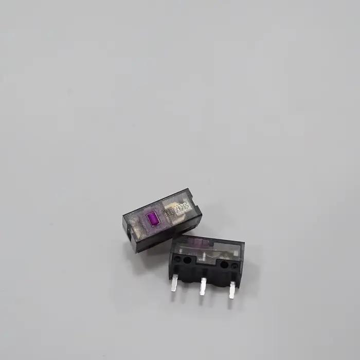 Micro-interrupteur de souris Kai Long, violet, or, point rose, 150 millions, 150 m, noir, transparen