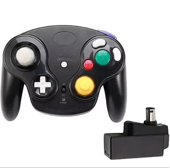 Contrôleur de jeu pour Console de jeu GameCubes NGC avec adaptateur 2.4GHz manette de manette de jeu