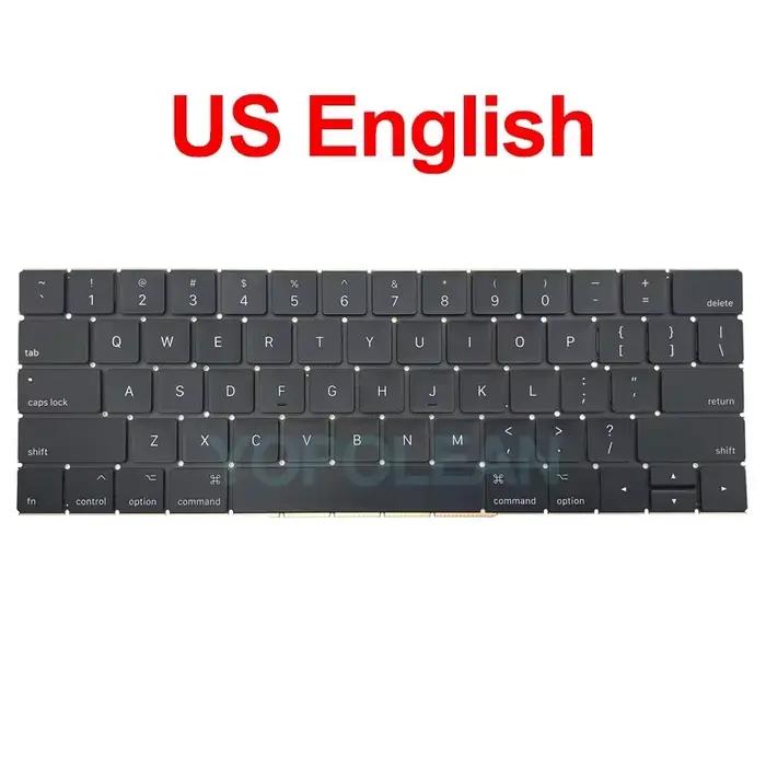 Nouveau clavier américain UK espagnol français coréen pour Macbook Pro Retina 13 "15" A1706 A1707 re