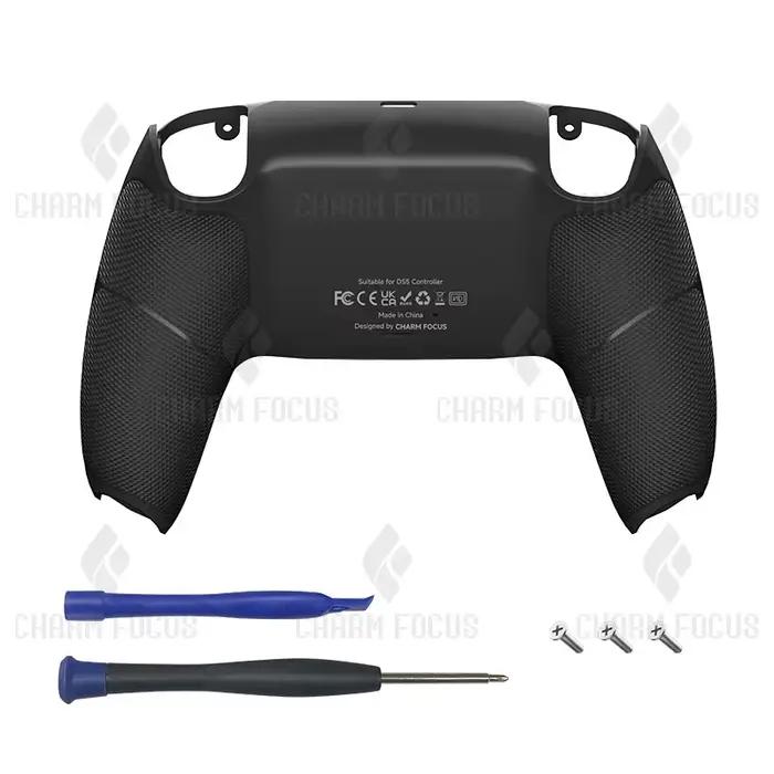 Remplacement de coque de contrôleur PS5 nouvellement conçu, fond antidérapant double couleur, compat