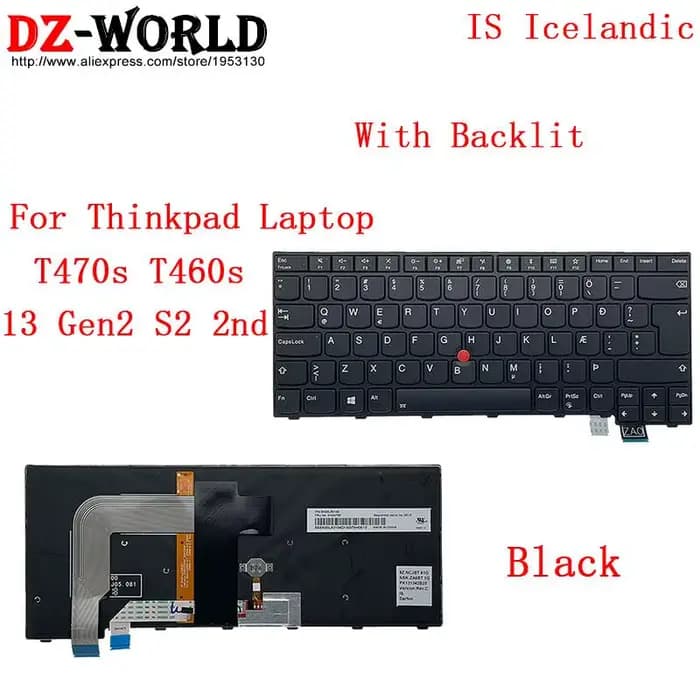 Clavier rétroéclairé IT SK DE ES SP SE HU CH SWS FR IS BE PT NO CFR SI CFB pour ordinateur portable 