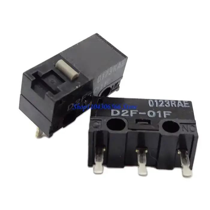 02dd 2/10pcs Micro interrupteurs souris Original D2F-01F (10m Clicks) Interrupts fruits fruits bouto