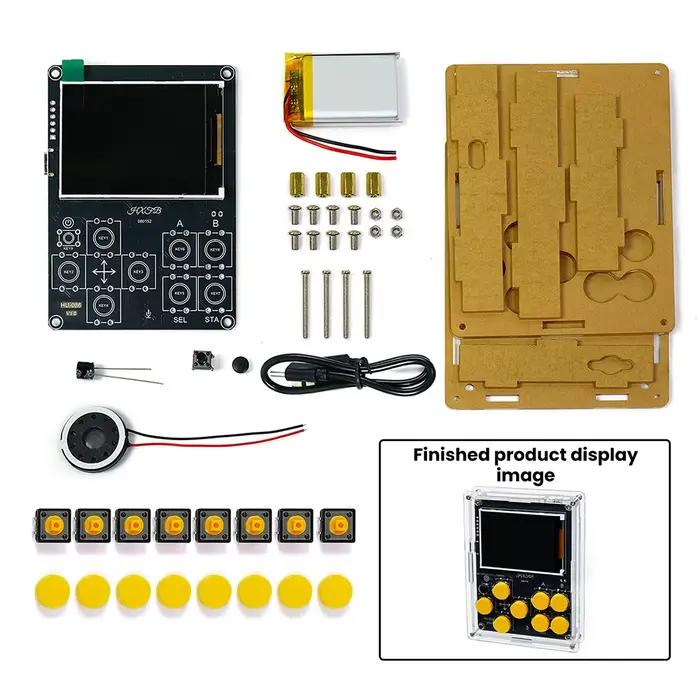 Console de jeu portable Kit de bricolage Console NES avec 25 jeux préinstallés prend en charge l'ext