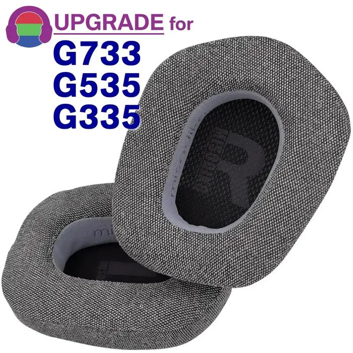 Misodiko – oreillettes de remplacement améliorées pour casque de jeu Logitech G335 / G535 / G733.