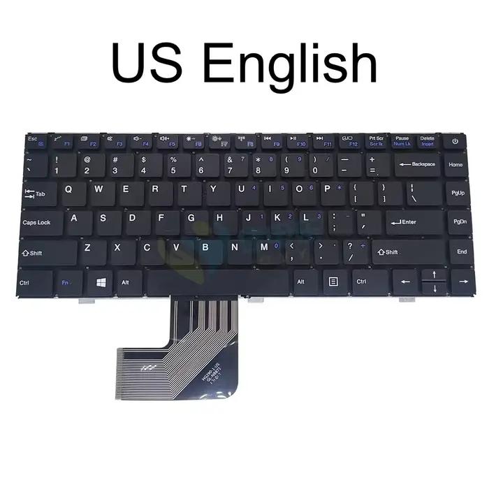 US RU espagnol PT-PO clavier bulgare pour DEXP Navis P100 Notebook DKgaining 342900009 PRIDE-K2938 Y