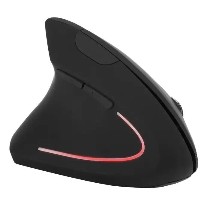 Souris sans fil 2.4GHz gaucher 2.4GHz souris optique verticale ergonomique USB sans fil pour ordinat