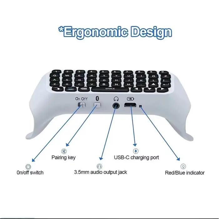 Clavier Bluetooth sans fil pour Playstation PS 5 PS5, contrôleur de jeu, accessoires de jeu, Kit de 