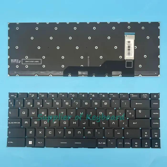 Nouveau clavier anglais/russe/espagnol/italien/français/arabe/hébreu pour MSI Creator 15 A10SE A10SF