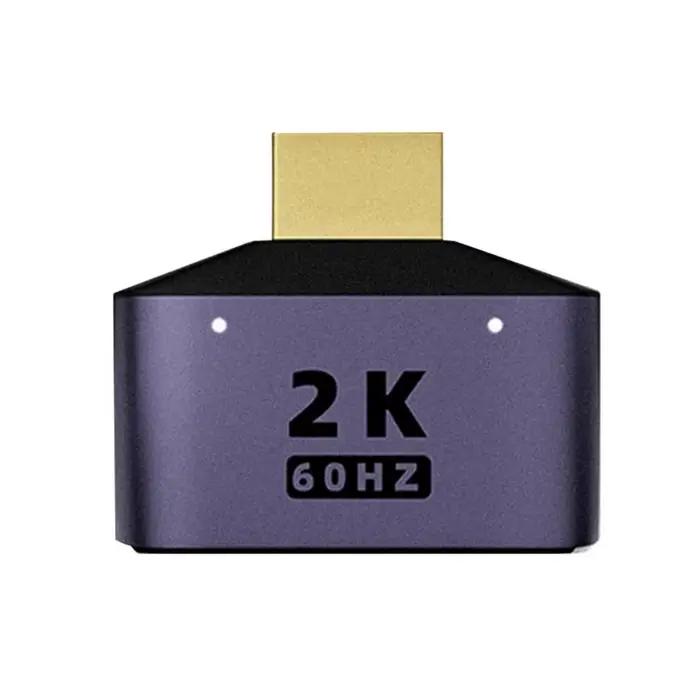 Adaptateur HDMI vers double HDTVA HD 2K, séparateur de sortie double, adaptateur de moniteur 1 à 2 H