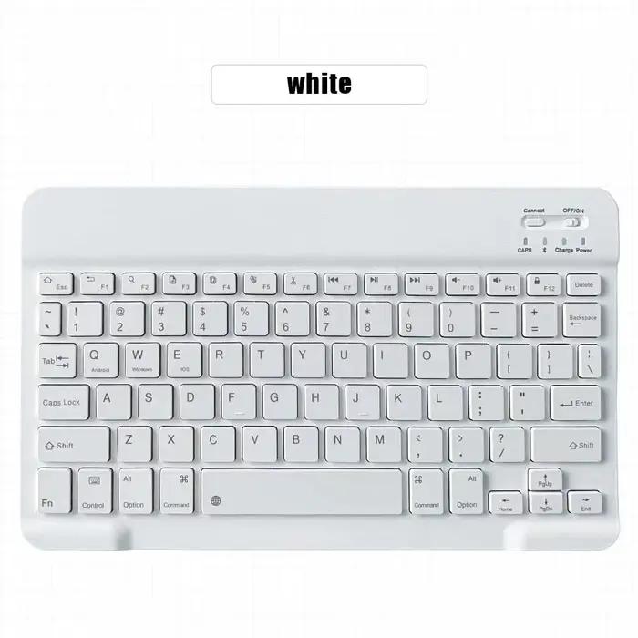 Clavier et souris Bluetooth, pour iPad, Mac, téléphone Android, tablette, bureau mince, Mini clavier