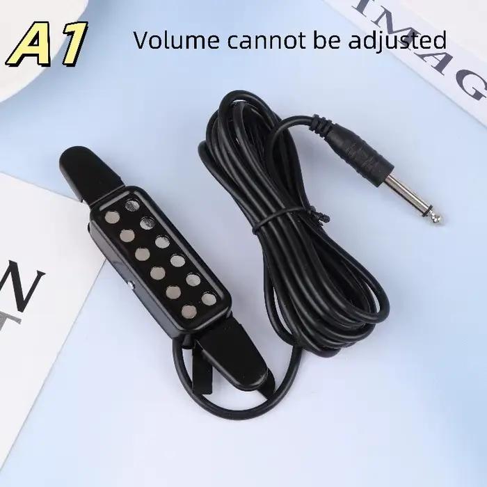 Nouveau micro pour guitare acoustique à capteur magnétique pour trou de sonorisation avec câble audi