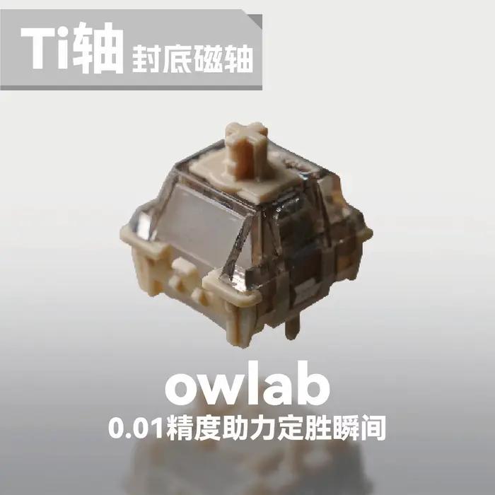 Owlab Ti HE interrupteur magnétique effet Hall 40gf 50gf pour Wooting60 MAD60HE ATK Made68 clavier d