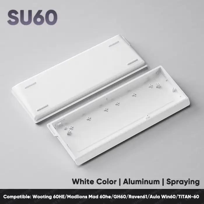 Wooting 60HE Mad 60 Mad 60he GH60 coque de clavier en aluminium 60% touches disposition étui de clav