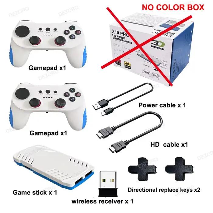 Nouvelle Console de jeu TV 128G intégrée 50000 jeux rétro 50 émulateurs vidéo Consola double manette