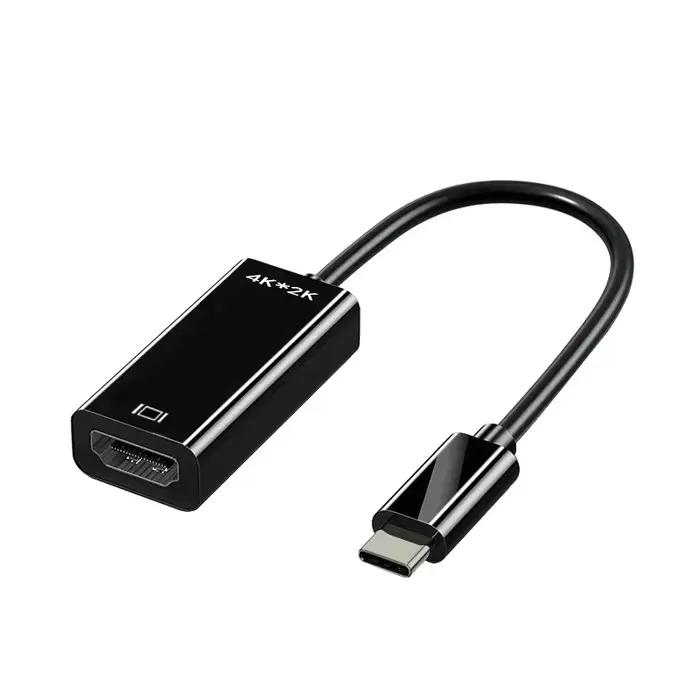 Câble compatible Type C vers HDMI, convertisseur USB C vers HDTV HD 4K USB 3.1, adaptateur de câble 