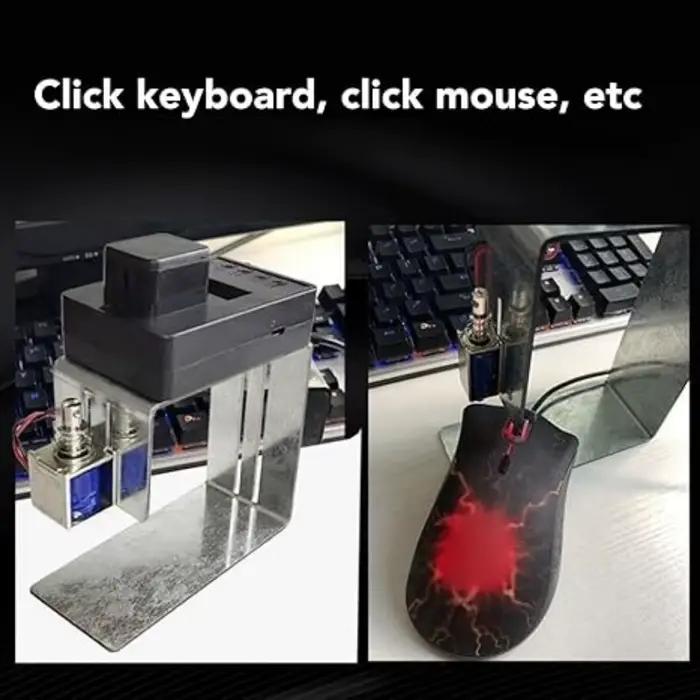 Clic-clac clavier automatique, hauteur réglable, intervalle de temps large, agitateur de souris, acc