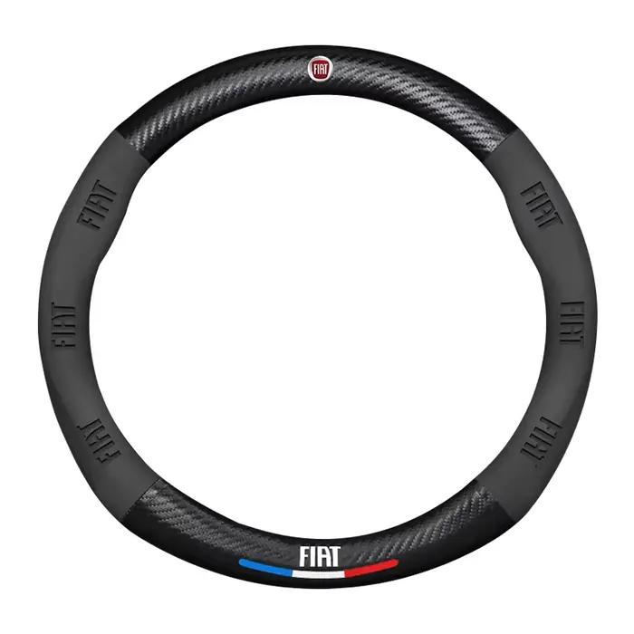 Housse de volant de voiture Fiat, accessoires d'intérieur de voiture pour Abarth 500 Tipo FR Panda A
