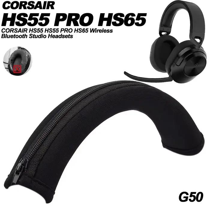 Remplacement pour CORSAIR HS55 HS55 PRO HS65 : Coussinets de remplacement en cuir protéiné pour casq
