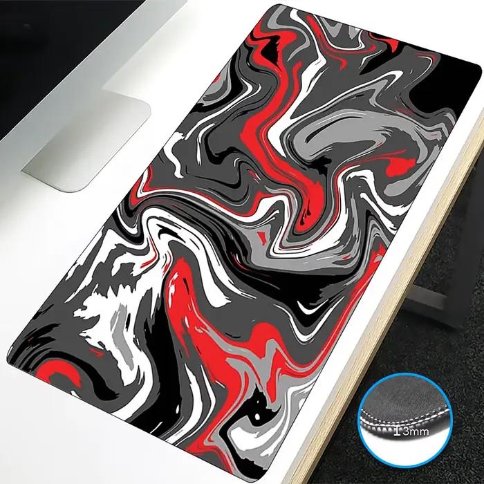 Grand tapis de souris VIKAMA, motif Grande Vague de Kanagawa, tapis de bureau antidérapant pour le b