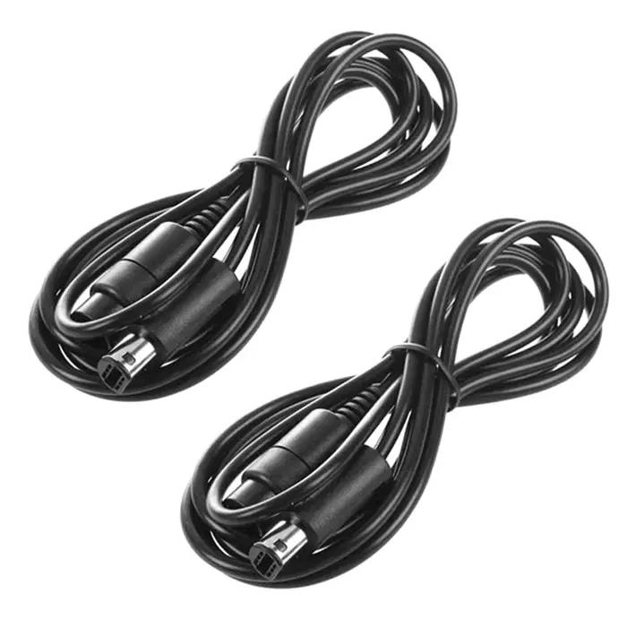 Câble d'extension nickelé pour contrôleur NGameCube, longueur 1.8m, 2 pièces