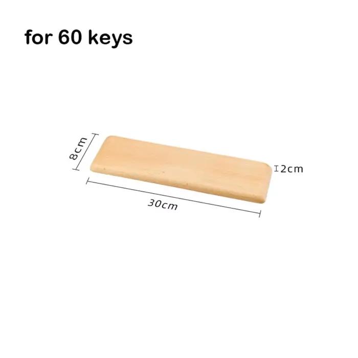 Nouveau repose-poignets en bois pour clavier 60/87/104 touches, résistant aux taches, repose-poignet