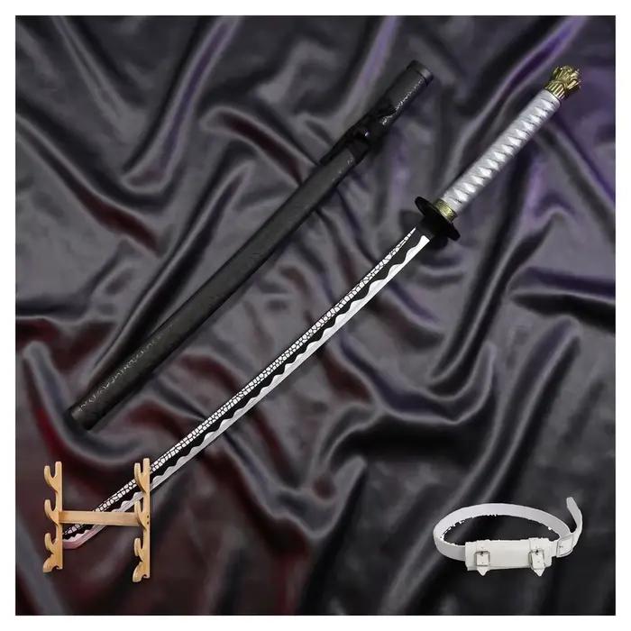 Elden Ring 104cm 40in Katana en plastique style Lune, lame de sabre, non affûtée, pour cosplay, prés
