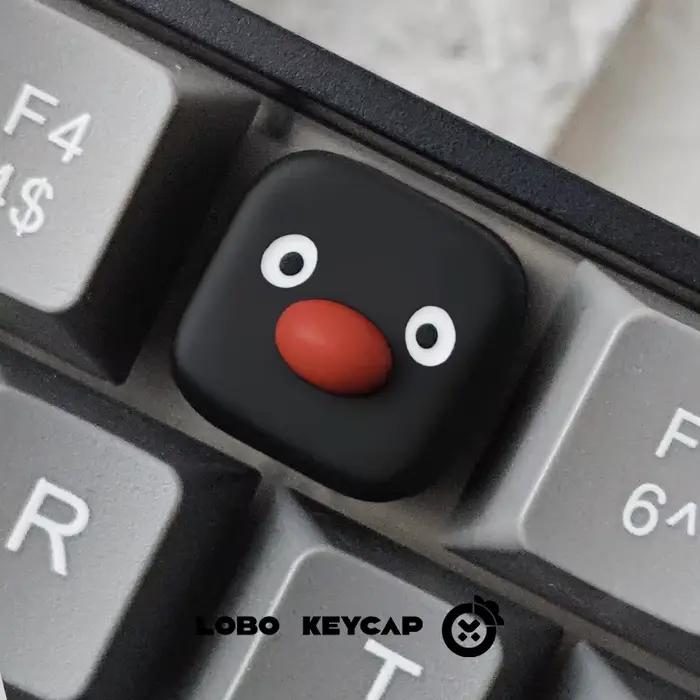 Pingu Penguin Image de dessin animé clavier mécanique personnalisé remplacer les capuchons de touche