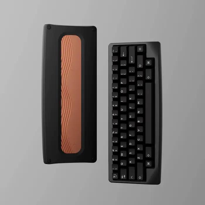 KBDfans Agar Keyboard kit version EC avec plaque aluminium argentée sans interrupteurs EC