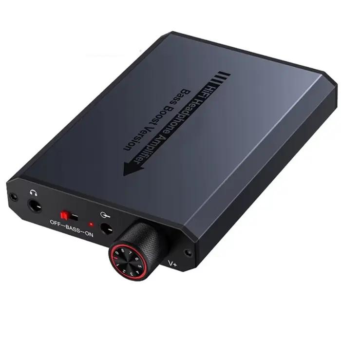 AA60-Bass Boost 3.5Mm amplificateur casque Portable Hifi amplificateur 16-150 Ohm pour MP3 MP4 pour 