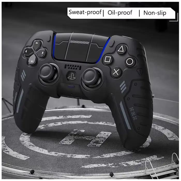 Manchon de protection antidérapant en silicone pour contrôleur PS5, manchon de poignée anti-poussièr
