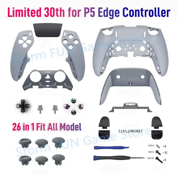 Coque de protection pour manette DualSense Edge PS5, édition limitée 30e anniversaire, coque de remp