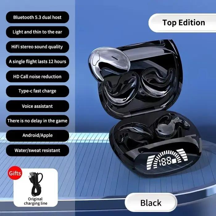 Écouteurs de sport sans fil Bluetooth haut de gamme Tws double oreille sommeil dans l'oreille Md538 