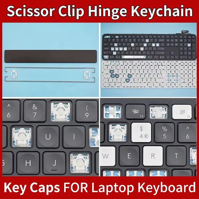 Capuchons de touches de remplacement, clip à ciseaux et charnière pour clavier Logitech Craft MX KEY