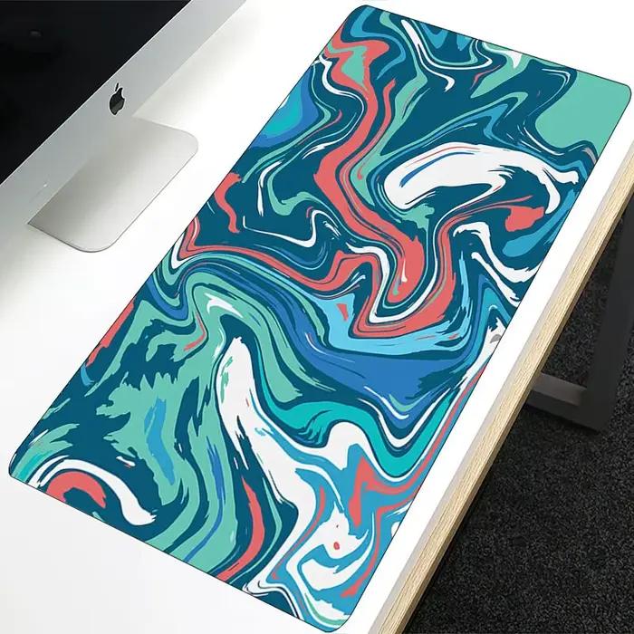 Tapis de souris XXL Strata Liquid 900x400 pour ordinateur portable, clavier, anime, grand tapis de s