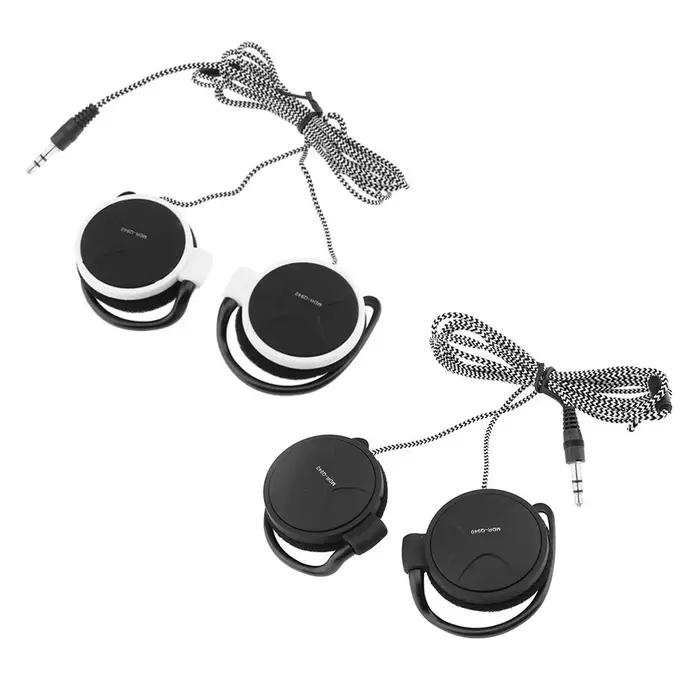 Casque de jeu filaire 3.5mm, oreillettes de sport, crochet d'oreille, musique, pour Smartphones, tab