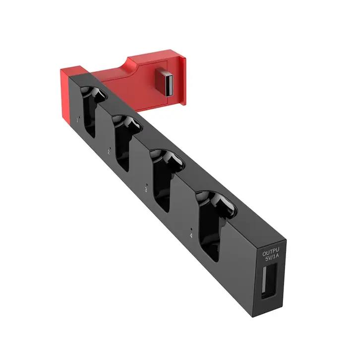 Station de chargement Switch Joycon pour Switch OLED – Charge jusqu'à 4 contrôleurs, compatible avec