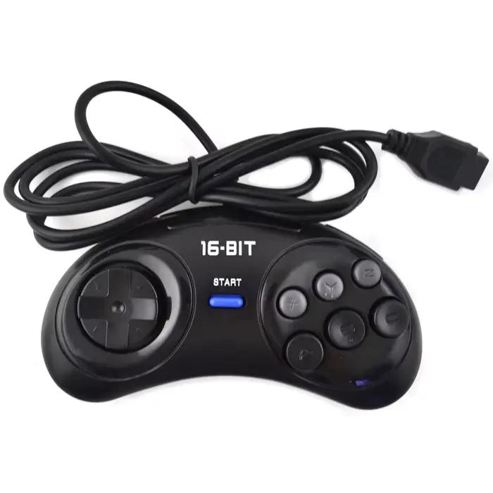 Contrôleur de jeu pour SEGA Genesis pour contrôleur de poignée 16 bits manette de jeu 6 boutons pour