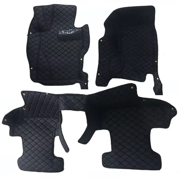 Polymères de sol de voiture double couche personnalisés, accessoires de tapis automatique, pièces in