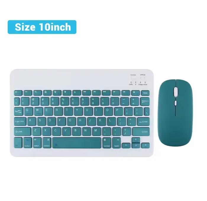 Ensemble clavier et souris sans fil portables, russe, arabe, coréen, espagnol, 10 pouces, pour iPad,