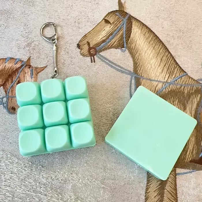Antistress 9 touches clavier bouton doigt clé capuchon pendentif clavier Fidget porte-clés soulageme