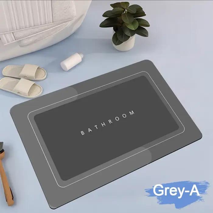 Tapis de salle de bain Super absorbant et antidérapant, pour toilettes, baignoire, cuisine, salon, t