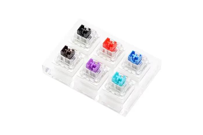 OTM Outemu – testeur de commutateur Tactile linéaire silencieux, océan, rouge, citron, violet, rose,