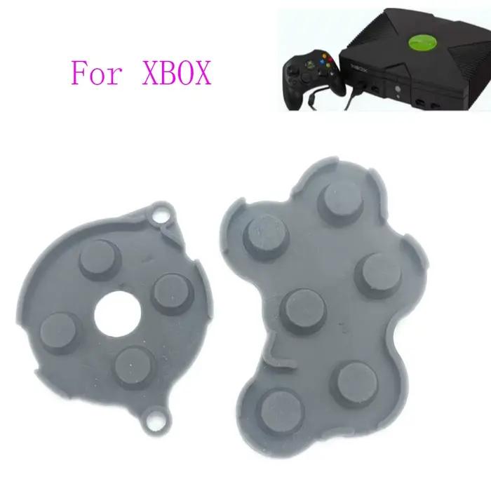 Pour XBOX GEN 1ST contrôleur conducteur en caoutchouc de silicone bouton tampon de Contact ABXY répa