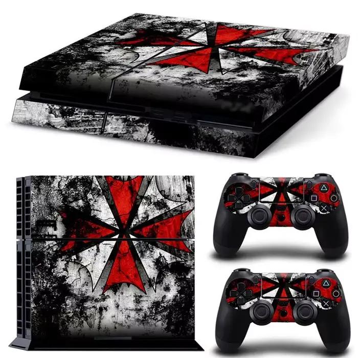 Autocollants au design cool pour console PS4 et 2 thorac, stickers pour PS4