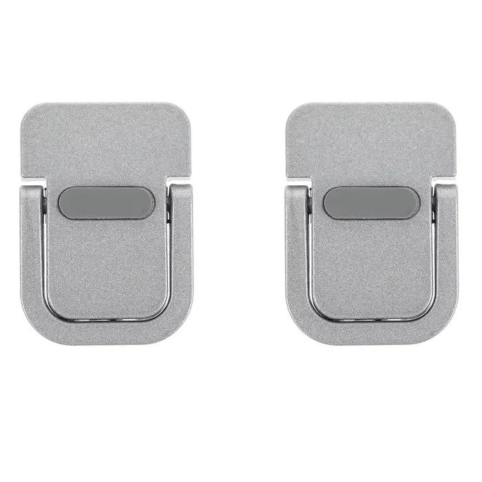 Support de clavier à double angle d'inclinaison réglable, support de clavier d'ordinateur auto-adhés