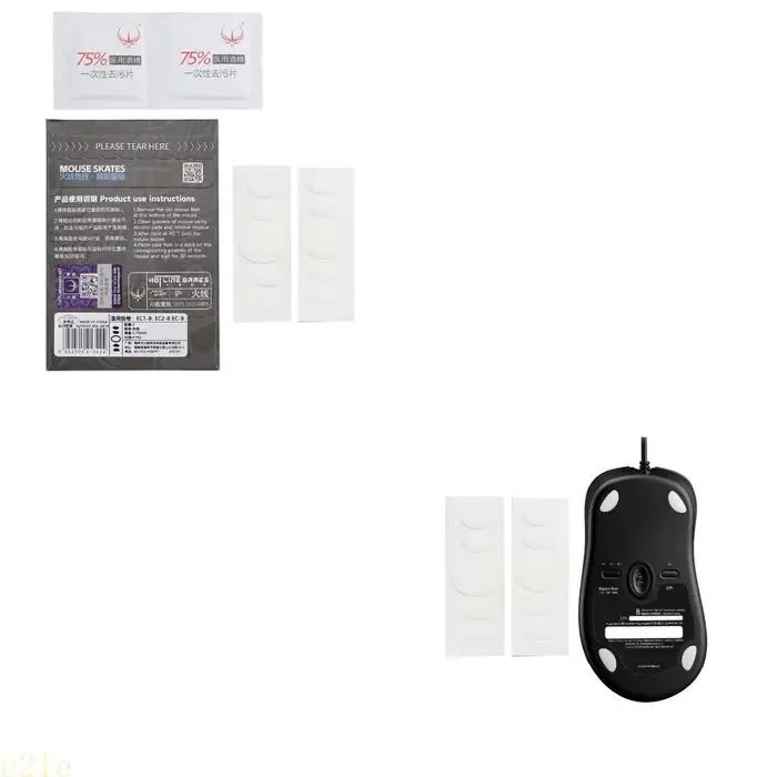 patins souris E21E, bords incurvés, tapis pieds pour ZOWIE EC1-B EC2B