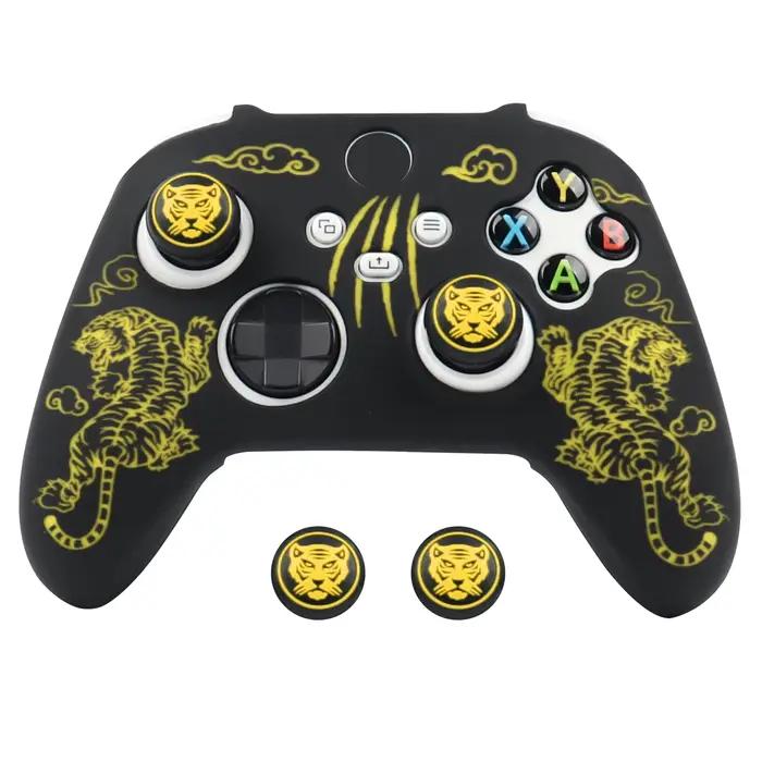 Pour housse de contrôleur Xbox série X/S, coque en silicone souple anti-transpiration, antichoc, ant